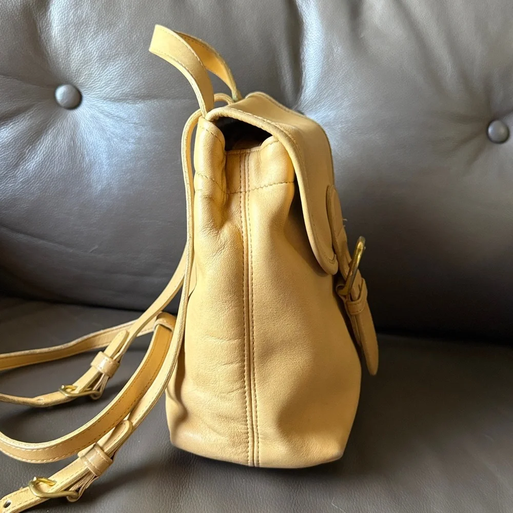 Vintage Coach Chamois Bantam Bag Style # 4152 Backpack Mini Bag - Picture 4 of 15